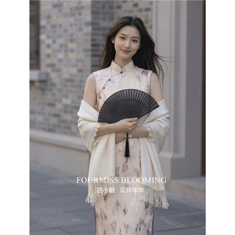 【花样年华】国风旗袍|回娘家新中式改良女春夏季无袖收腰连衣裙