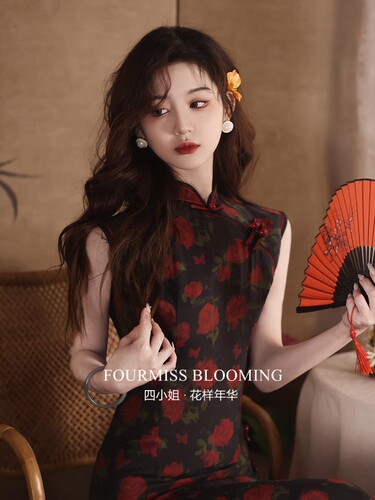 【花样年华】国风旗袍|日常小个子2026年轻少女气质改良连衣裙款