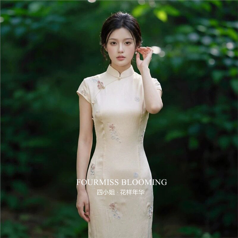 绣花改良夏长款女春新款