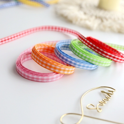 6mm苏格兰花边蕾丝礼品娃衣织带