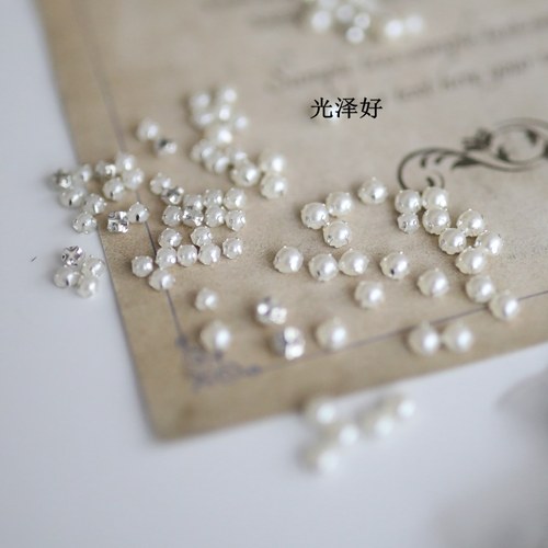 3mm超小迷你扣子 DIY娃衣服饰配件 娃用小号珍珠纽扣4mm 手工材料