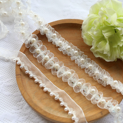 伯爵精致珍珠水晶纱带织带