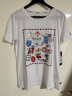 2026老佛爷KARL T恤夏 LAGERFEL白色卡通满印宽松休闲多巴胺短袖