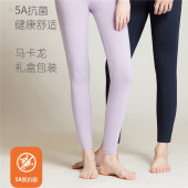 女士薄款 衬裤 保暖裤 秋冬发热打底修身 德 单裤 纤丝鸟bobo宝宝绒男士