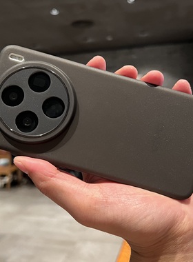 超薄防指纹磨砂墨水黑灰色冷淡风不沾油腻VIVOX200PRO手机壳超薄简约vivox200promini保护套男女款轻薄硅胶软