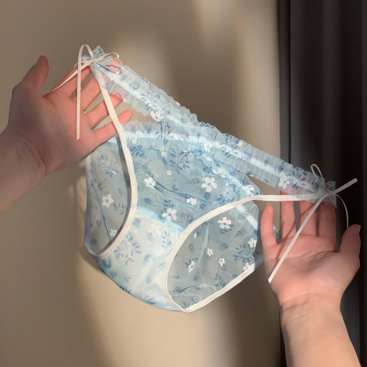 夏日碎花~纯欲法式内裤