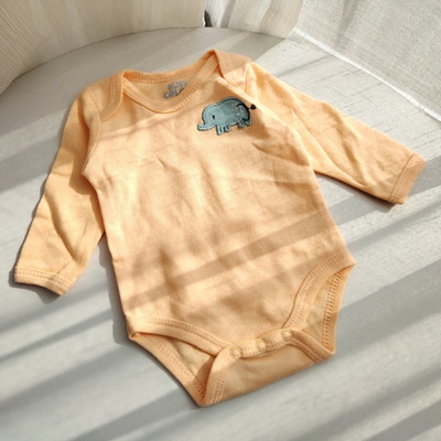 52-66码外贸男宝宝长袖三角哈衣婴儿衣服新生儿连体衣包屁衣哈衣