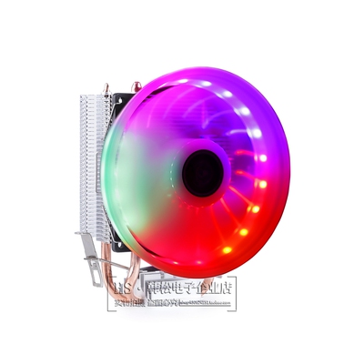 纯铜2热管cpu散热器超静音775AMD1150台式机电脑CPU风扇1366