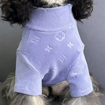 秋冬新款经典老花保暖狗衣服时尚