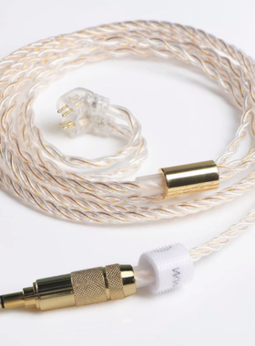 锦瑟香也TFZ 0.78mm双插针3米线控镀银耳机线带麦克风可换线材