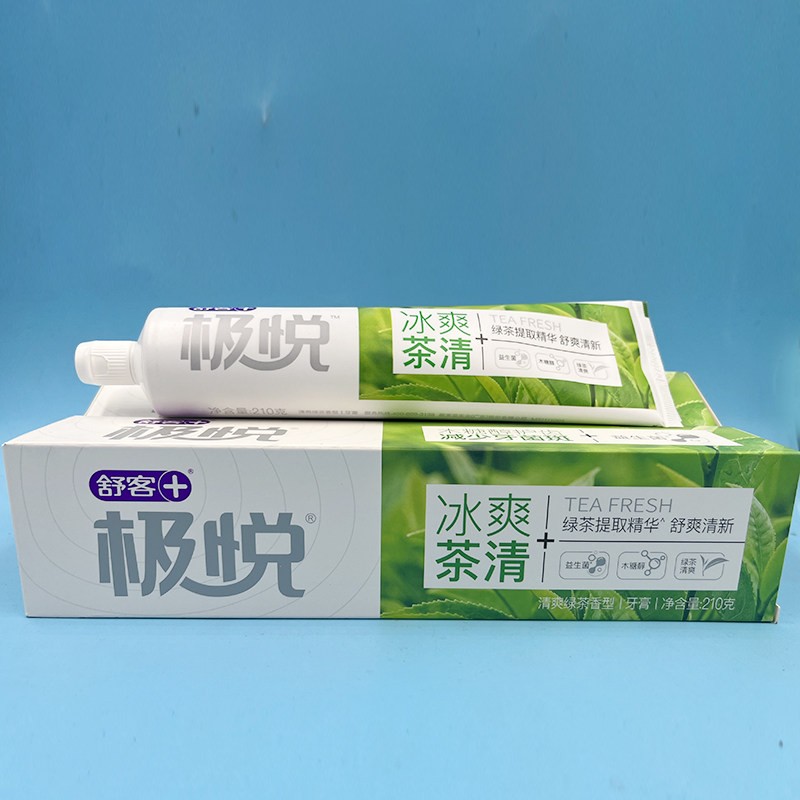 舒客专效清新牙膏绿茶