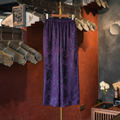 蓝大新中式 5816 桑蚕丝休闲裤