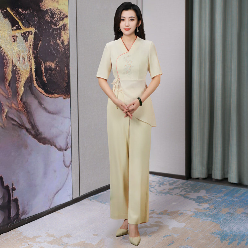 足疗店技师工作服高端养生美容院