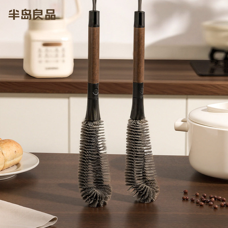 日本进口MUJI&Epsilon;杯刷洗刷杯子神器清洗豆浆机破壁机专用清洁刷子茶
