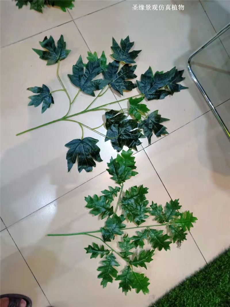仿真树叶绿色工程造景装饰