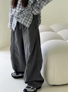 大E小e品牌童装秋款韩版潮流长裤休闲裤弯刀裤裤子儿童男童女童