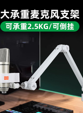 麦克风桌面悬臂支架金属大承重