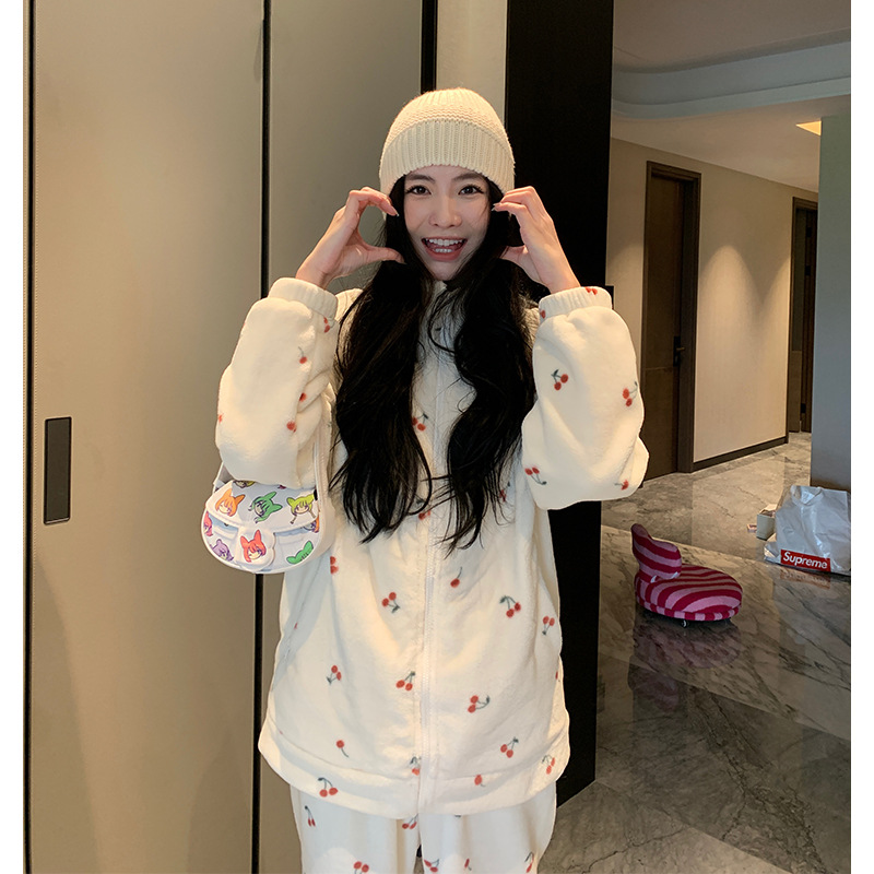 杜小宅情侣珊瑚绒家居服