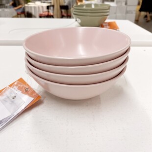 宜家正品法利克洛小碗高光哑光 ins陶瓷大碗纯色汤碗泡面乾饭汤碗