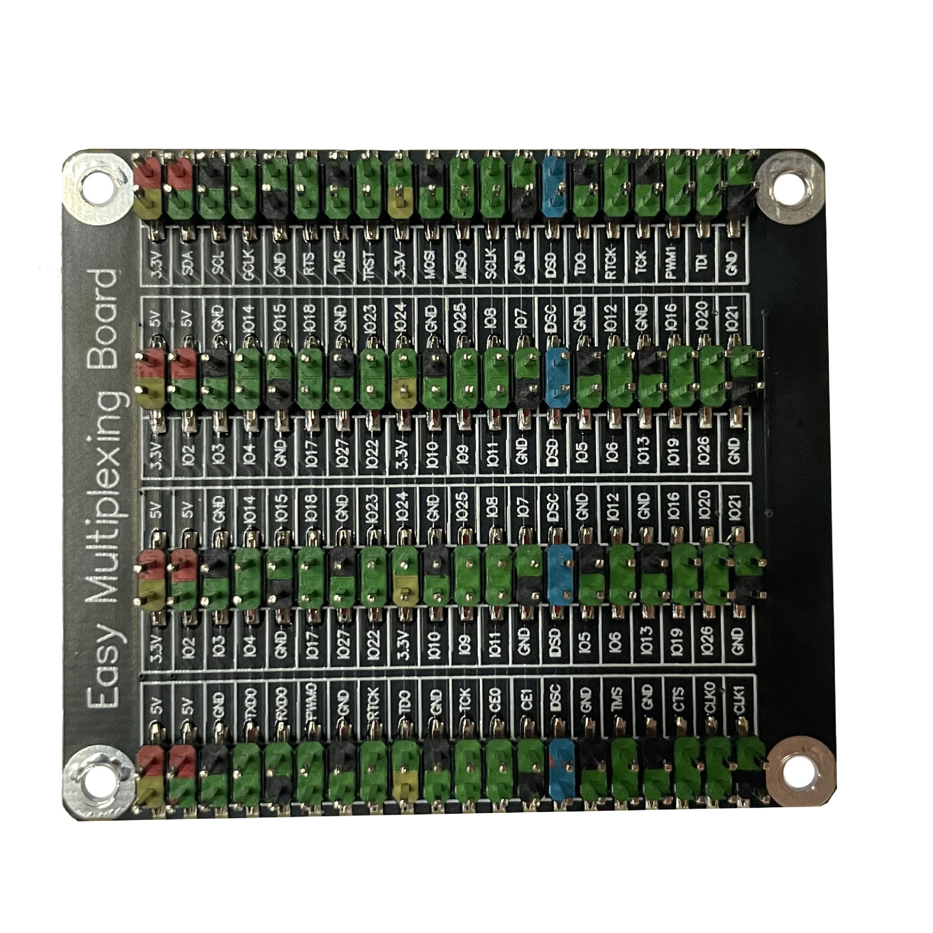 树莓派5/4B/3B GPIO一分四HAT扩展板彩色丝印排针多路复用DIY实验