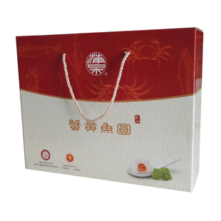正宗南通如皋白蒲特产蟹黄鱼圆礼盒300g*4袋江浙沪皖包邮