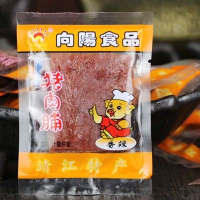 靖江特产小包装香辣猪肉脯