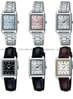 卡西欧石英小方表LTP-V007D-1E 4E 7B 7E LTP-V007L-9B 9E 7B2 4E