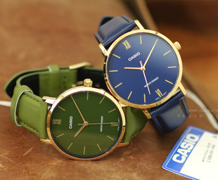 新款 3BUDF 上市 VT01GL CASIO卡西欧男女情侣手表简约石英对表MTP