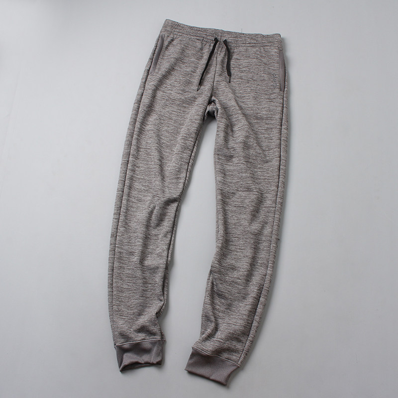 束脚运动裤男士秋冬季加绒加厚宽松大码弹力涤纶抓绒卫裤长裤