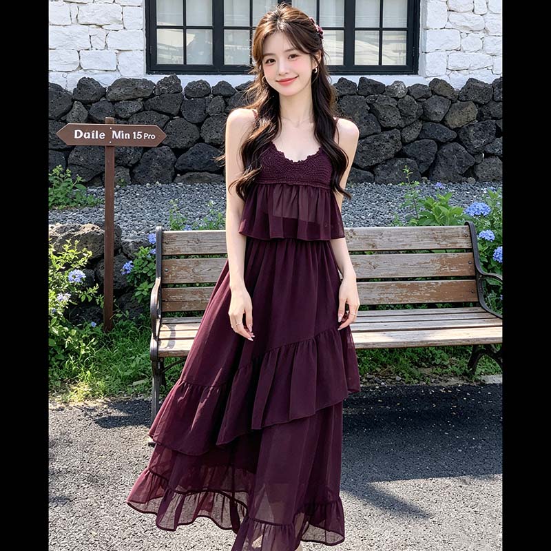 长裙两件套纯欲风套装