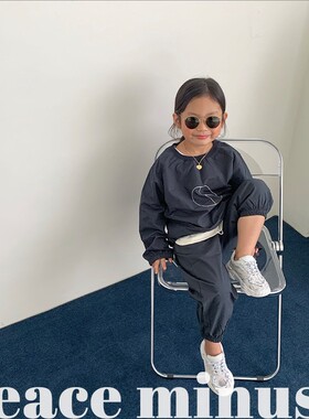 LEELEE▶BabyWe韩国童装儿童潮款春秋两件套纯棉薄款休闲套装