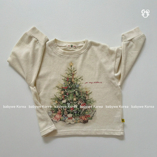 BabyWe韩国代购 逼真圣诞树松弛感长袖 25冬季 亲子款 新款 GOU