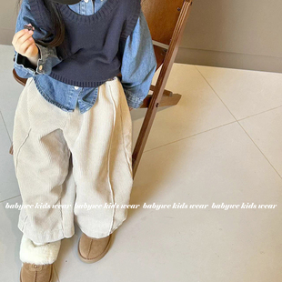 bi入灯芯绒加绒儿童保暖加厚哈伦裤 BabyWe童装 巨巨巨百搭冬季