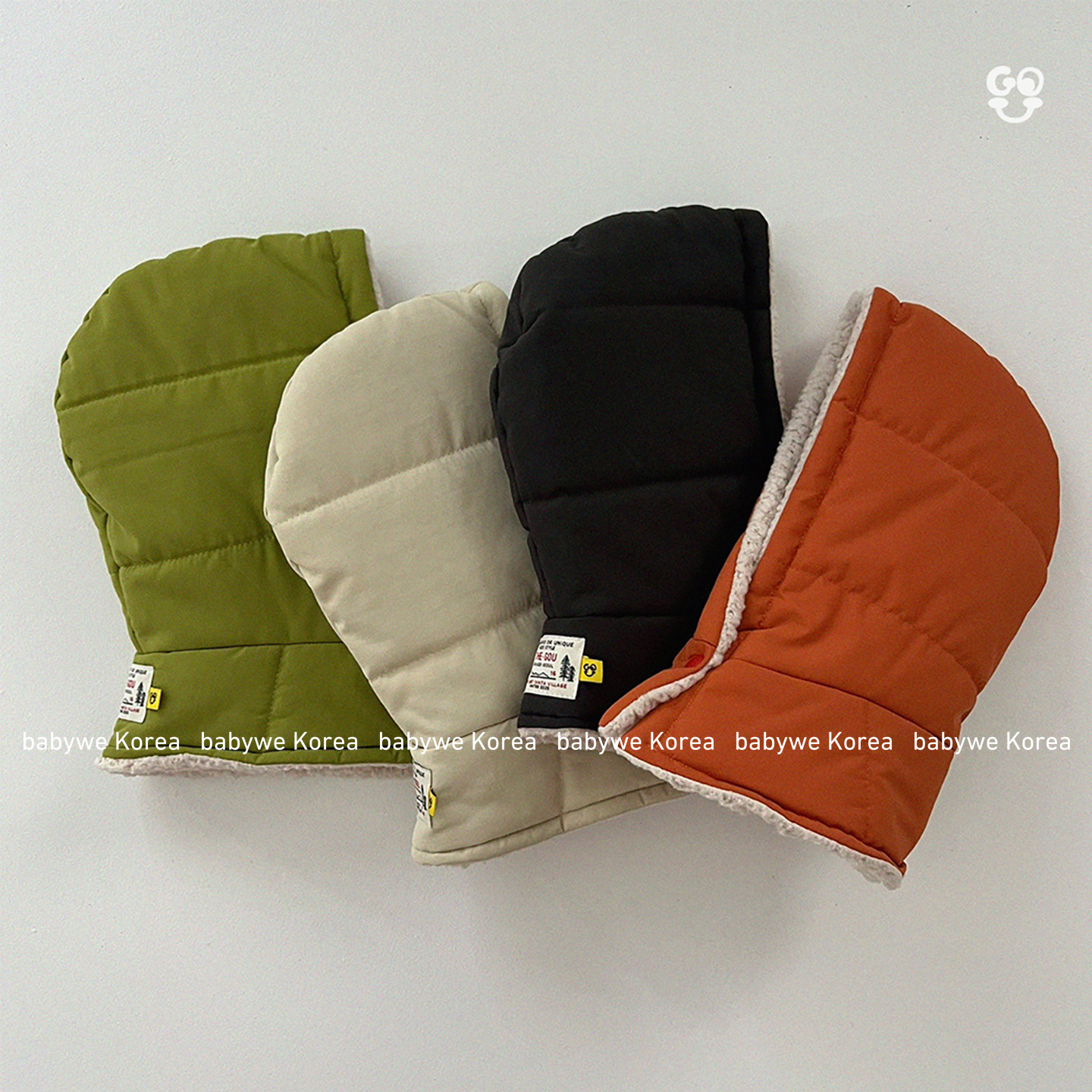包邮GOU▲BabyWe韩国代购25冬季新儿童滑雪连帽围脖巴拉克拉法帽