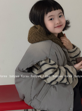 bebenous▶主理人品牌冬季儿童面包棉服可爱马甲落肩廓形夹棉背心