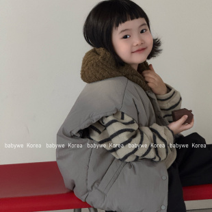 bebenous▶主理人品牌冬季儿童面包棉服可爱马甲落肩廓形夹棉背心