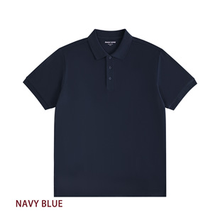 POLO衫 男保罗衫 新款 短袖 潮流上衣服 夏季 纯色棉质翻领T恤百搭半袖