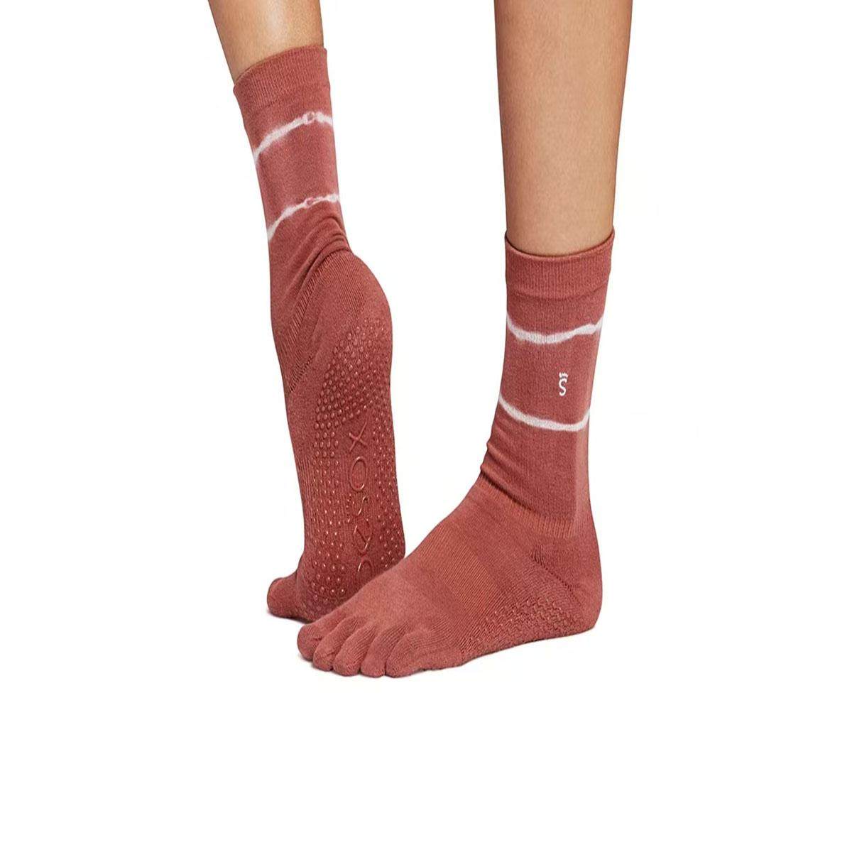 toesox2025年新品防滑中筒袜