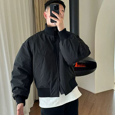 飞行夹克棉服加厚短款棉衣外套男