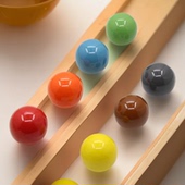 彩色陶瓷柜门拉手简约橱柜衣柜抽屉球圆型孔拉手子盖手柄门把手