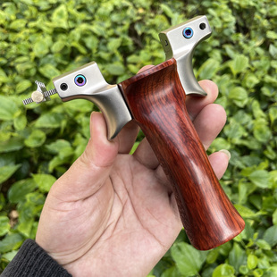 弓途正品盖世英雄二代弹弓630不锈钢木柄快压夹片9025高精度瞄具