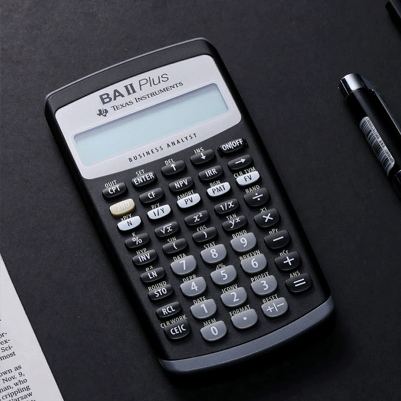 Калькулятор финансовый Texas Instruments TI BA II Plus CFA/FRM, экзамен по финансовому учету, Baii компьютер