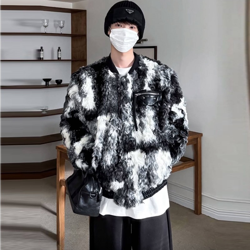 炸街潮流爆款扎染外套男2023