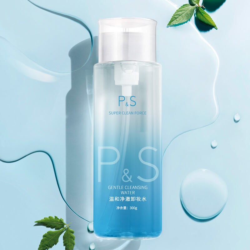 P&S温泉舒缓净透卸妆水300ml大瓶装素野ps