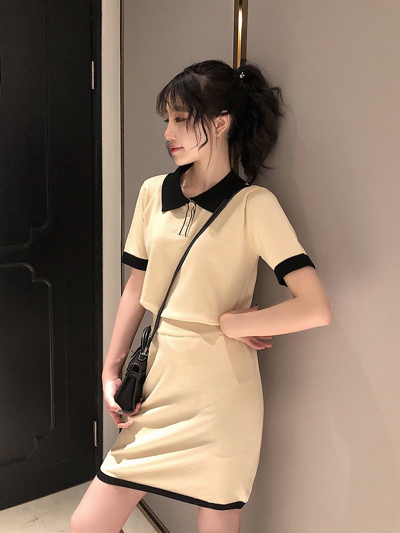 【小乐粉丝专享套装】小漂亮2019夏季新款polo衫短裙针织两件套在类目 女装/女士精品, 套装/学生校服/工作制服, 时尚套装中 - 来自Buy2taobao.com提供专业的淘宝代购服务