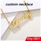 Personalized chain DIY women fashion name necklace custom