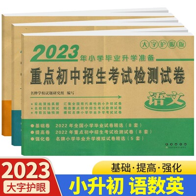 重点初中招生考试检测试卷