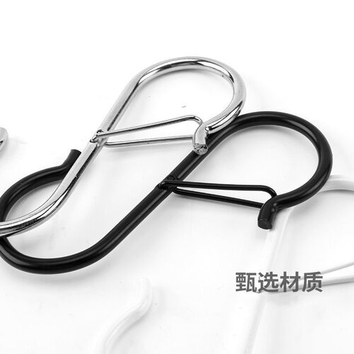 防掉落S挂钩强力S型挂钩晾晒挂钩加粗晒腊肉香肠挂咸货防风S大钩