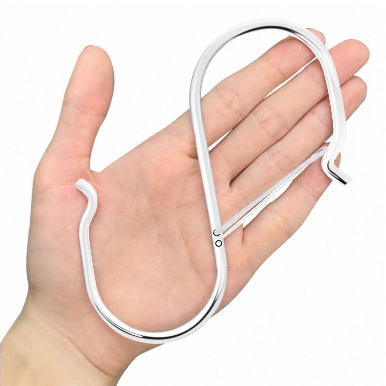 大号挂钩防风扣弹簧扣S型挂钩环扣厨房卧室浴室阳台收纳多功能s钩,收纳整理,挂钩/粘钩,淘宝优惠券,粉丝福利购,淘宝优惠卷