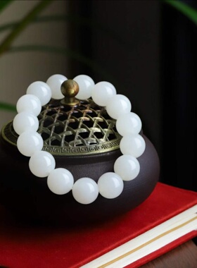 天然新疆和田玉玉器工厂店和田玉青海料羊脂玉羊脂@手串手饰送证